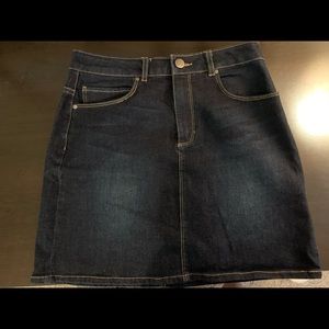 Harper dark blue Jean skirt